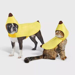 Halloween Full Body Banana Dog and Cat Costume - Hyde and EEK! Boutique Size M